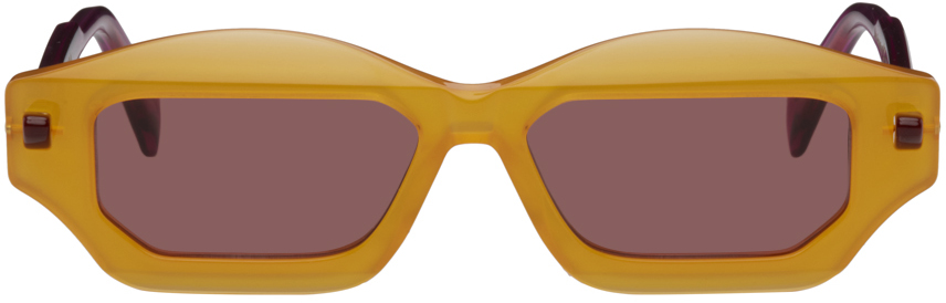 Kuboraum Mask Q6 - Orange Sunglasses In Crl