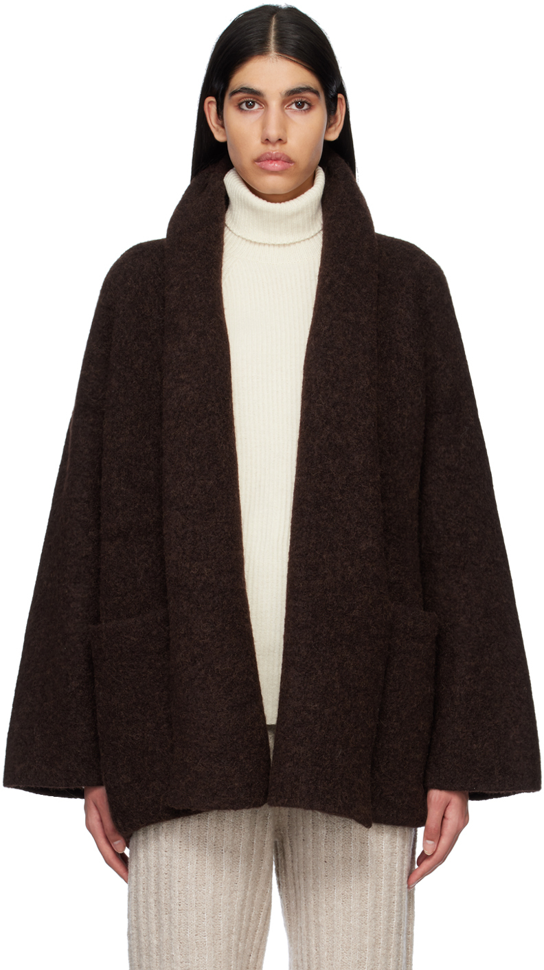 Brown Double Face Coat