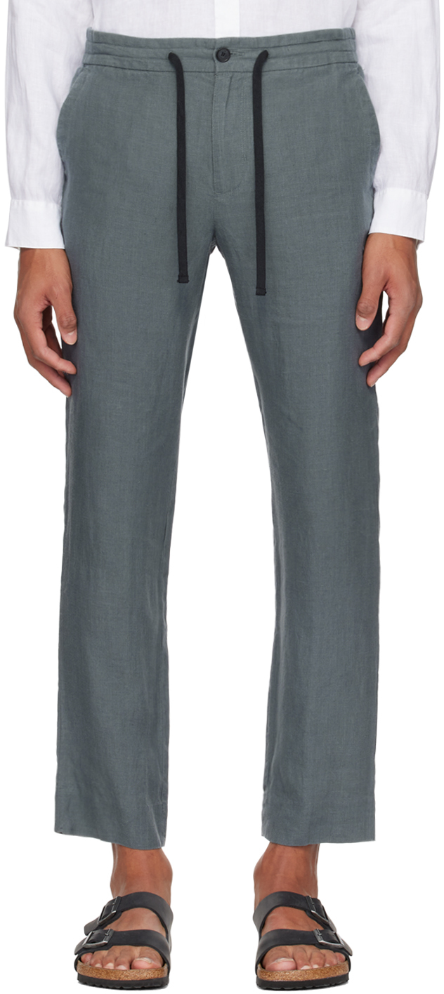 Vince Gray Lightweight Trousers In Grey