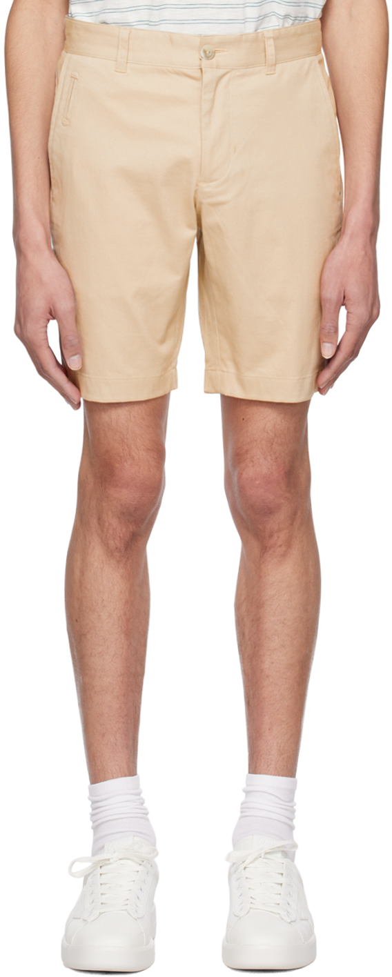 Vince Beige Griffith Shorts In Beach Sand-926bes