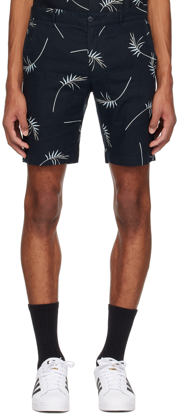 Shop Vince Navy Griffith Shorts In Coastal-403cbl