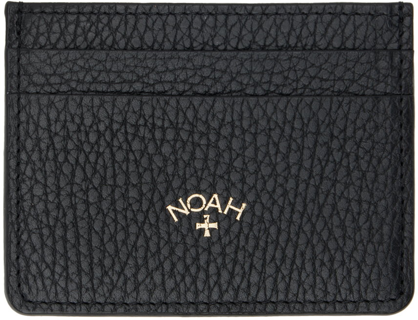 Noah Black Leather Card Holder