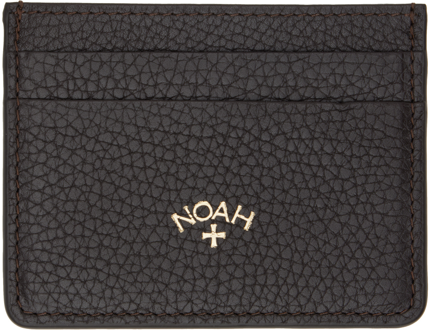 Noah Brown Leather Card Holder