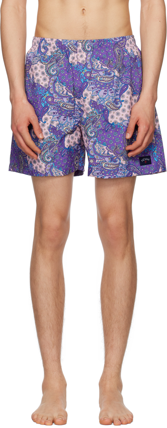 人気色 NOAH Crazy Paisley Swim Trunk noah nyc | southbayplanning.com