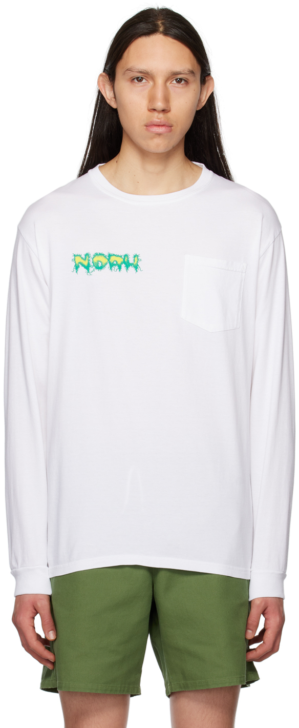 Noah White Shock Long Sleeve T-shirt