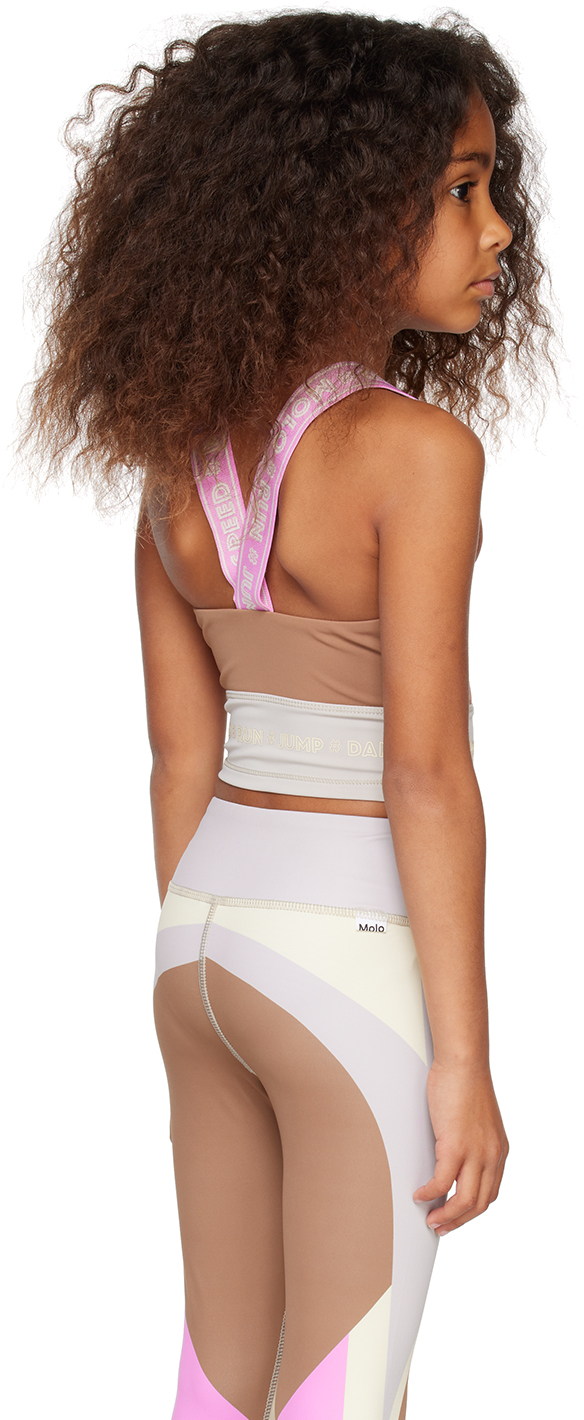 Molo Kids Brown Oliva Tank Top In 8711 Coco Bean