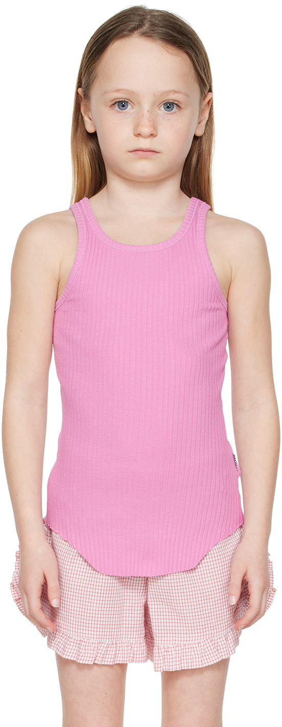 Molo Kids' Dressing Gownrta Sleeveless Top In Pink