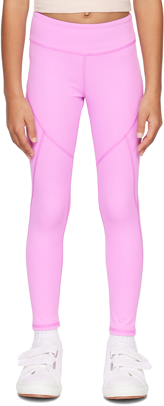 Molo Kids Pink Oliwia Leggings In 8706 Wild Orchid