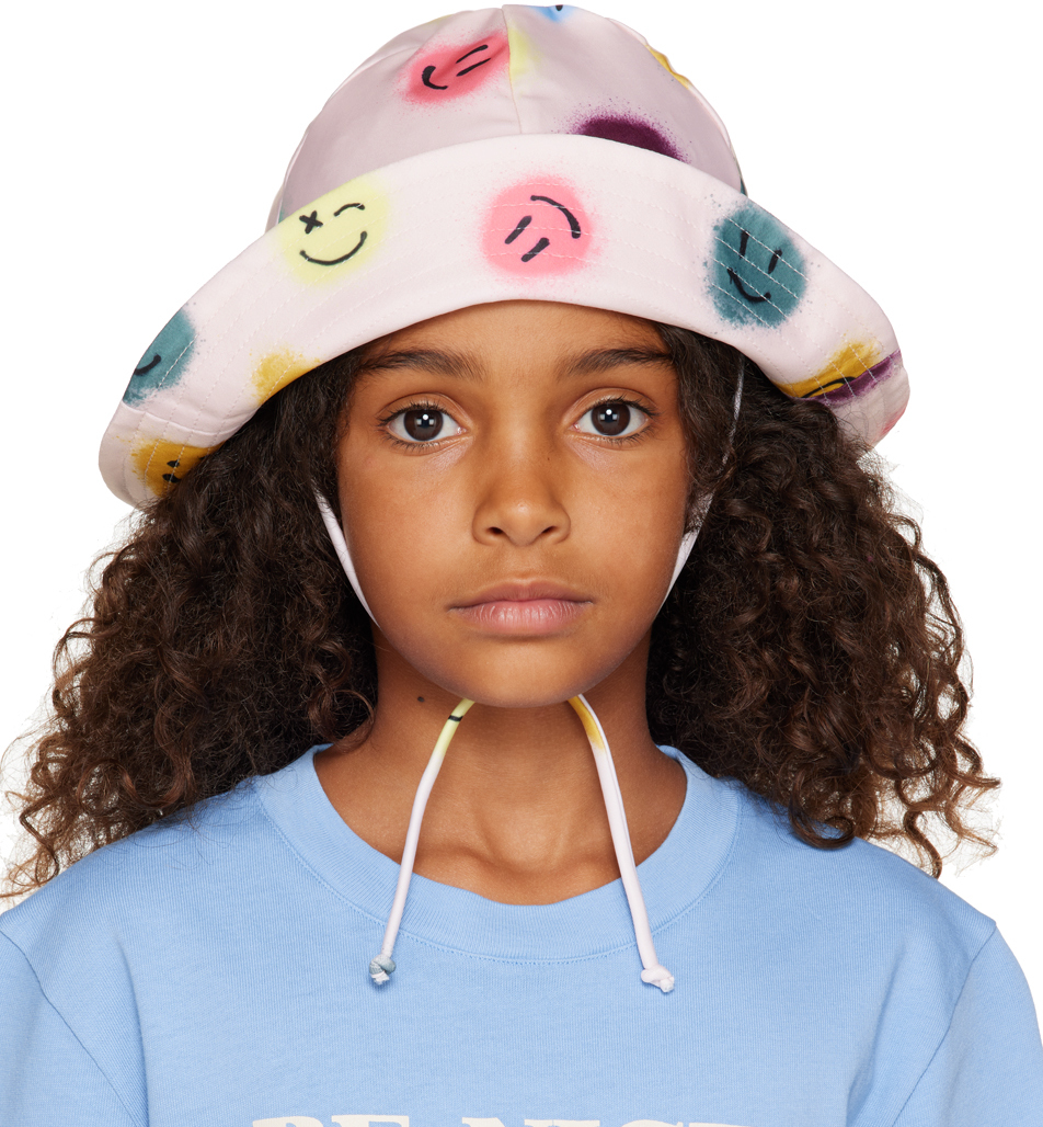 Kids Pink Nuka Bucket Hat by Molo on Sale