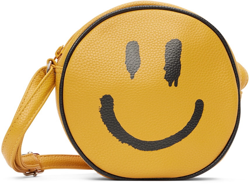Molo Smiley Face Crossbody Bag In Warm Sun