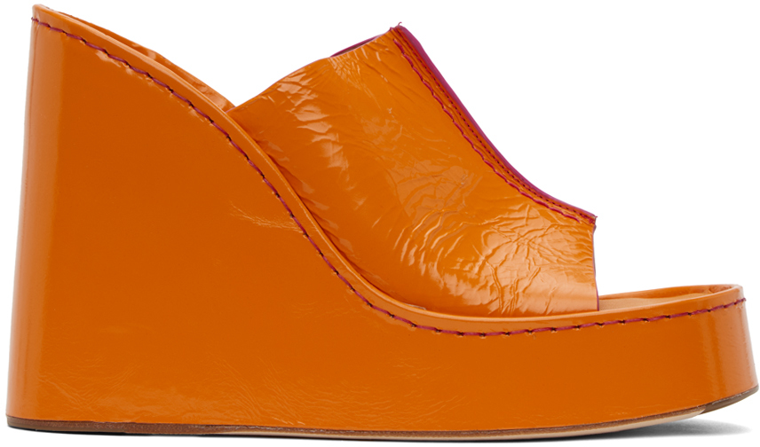 Orange Rhea Sandals