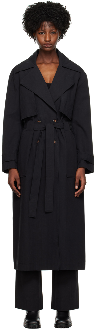 Black Maral Trench Coat