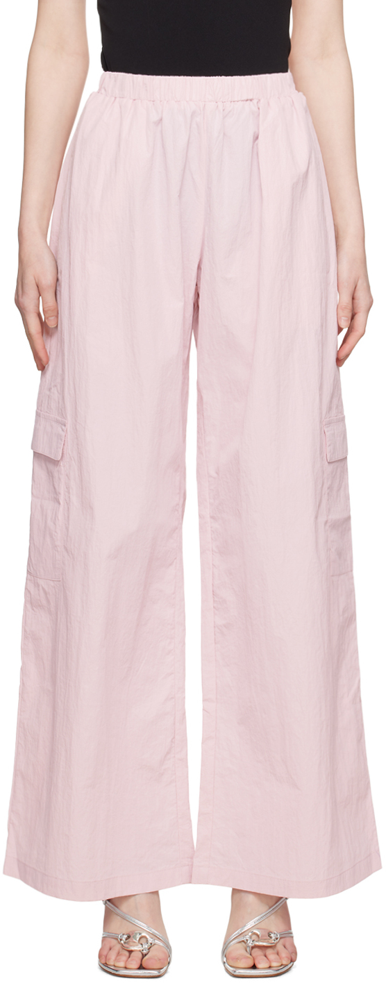 Bec & Bridge Pink Adrianna Trousers In Quartz Pink