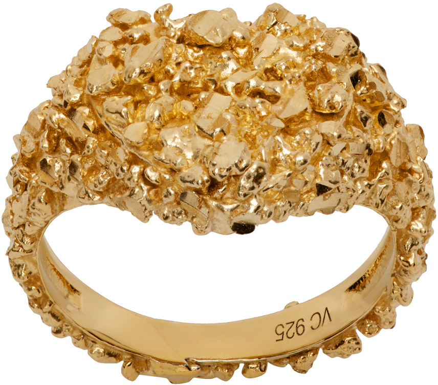 Veneda Carter SSENSE Exclusive Gold Heart Ring | Smart Closet