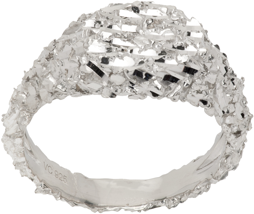 Veneda Carter Ssense Exclusive Silver Vc001 Ring In Rhodium