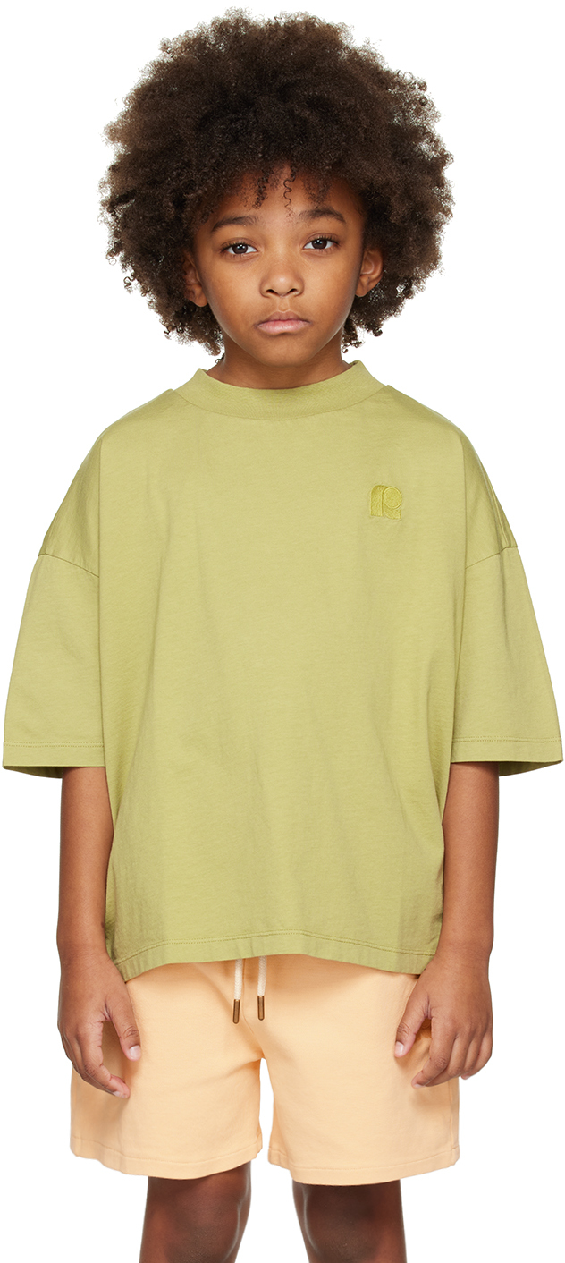 Kids Green Oversized T-Shirt by Repose AMS | SSENSE