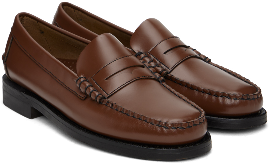 Mens Classic Dan Leather Loafer Brown - Mens Sebago® Shoes