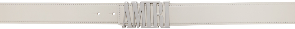 AMIRI Off-White Logo Belt