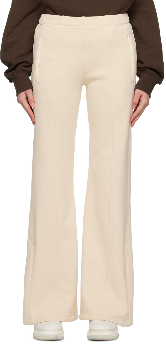 Amiri Off-white Wide-leg Lounge Pants In Alabaster