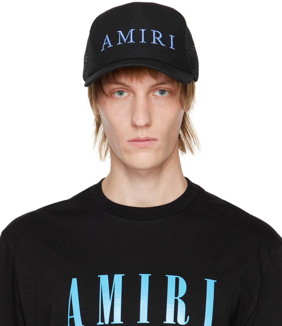 AMIRI Black Logo Cap SSENSE UK