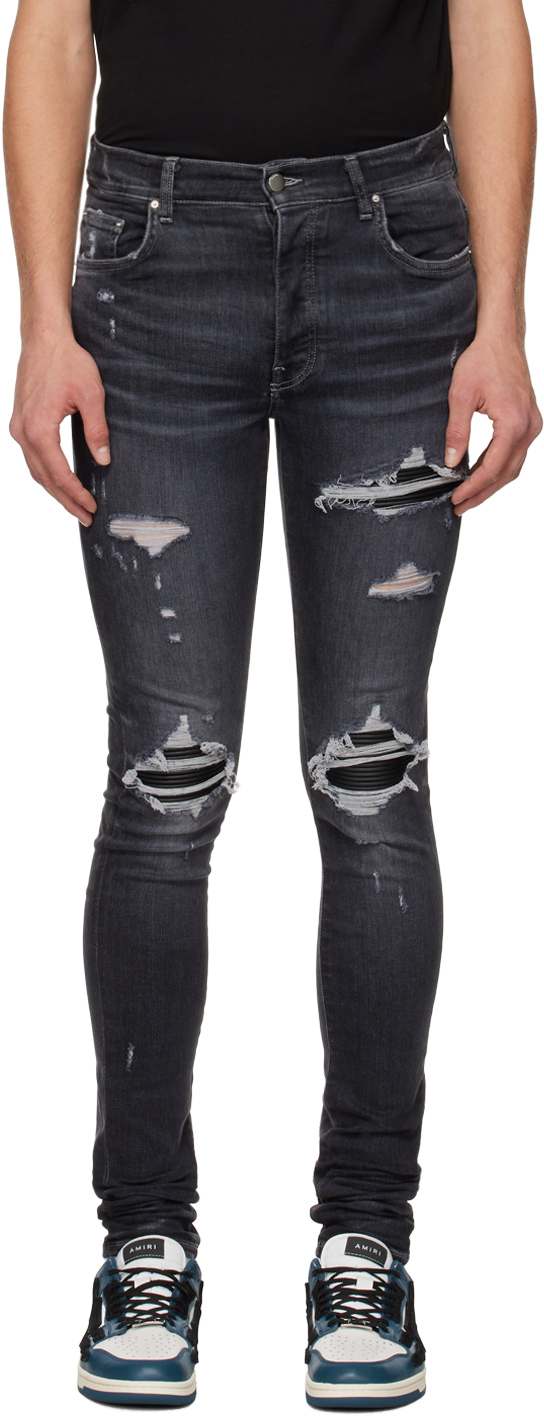 AMIRI: Gray MX1 Jeans | SSENSE UK
