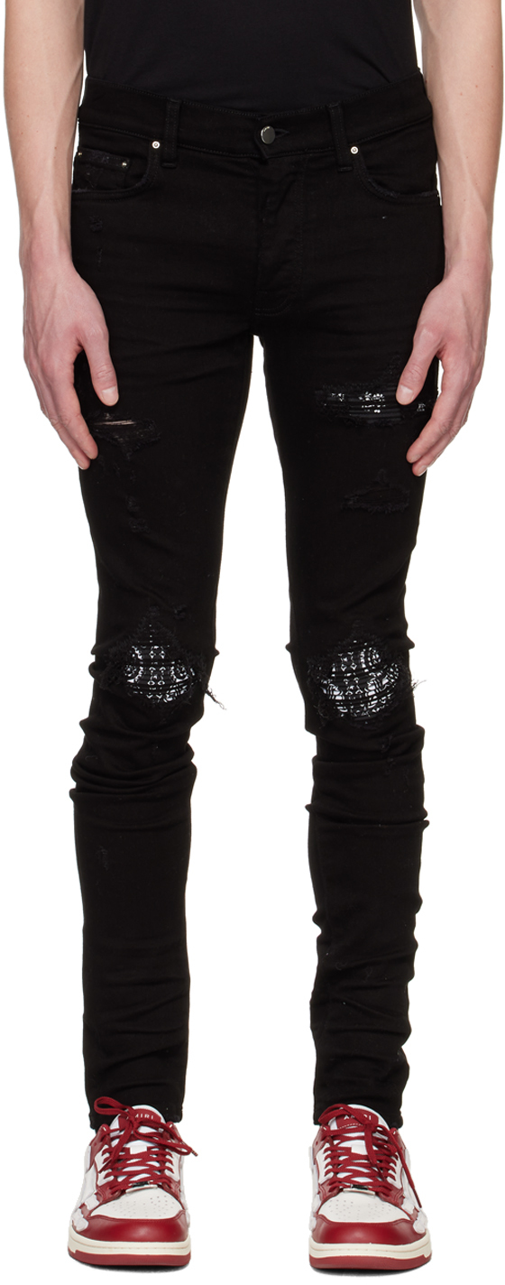 Amiri jeans hot sale with patches