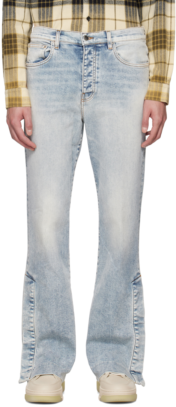 AMIRI Blue Stacked Jeans