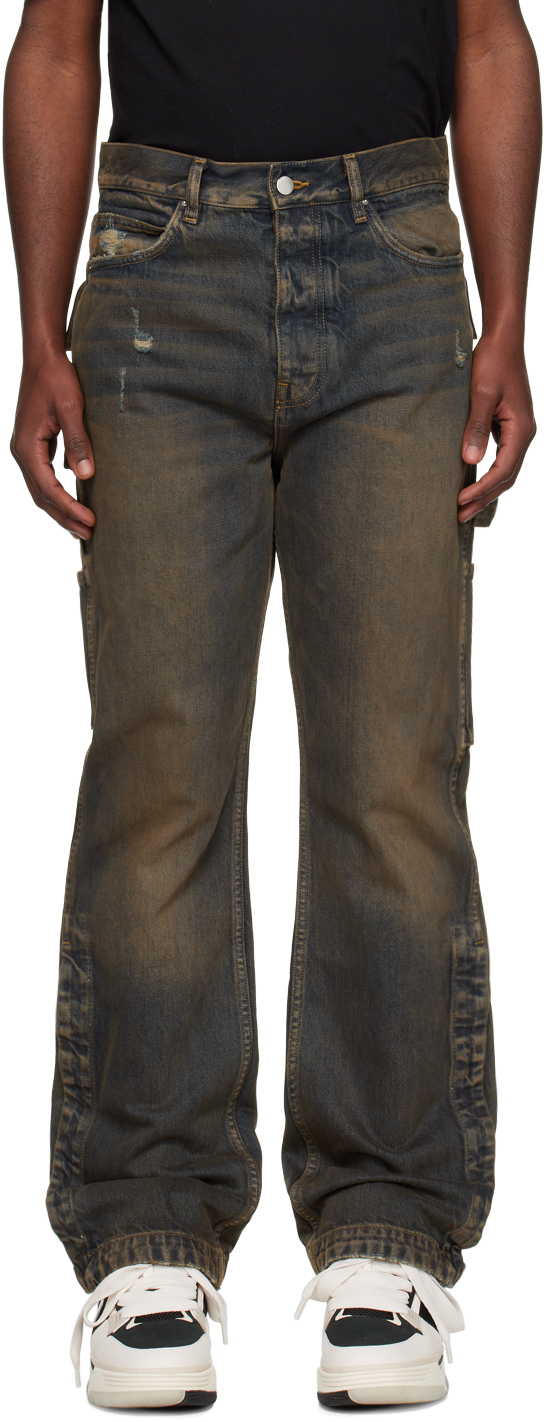 AMIRI Indigo Stack Workman Jeans