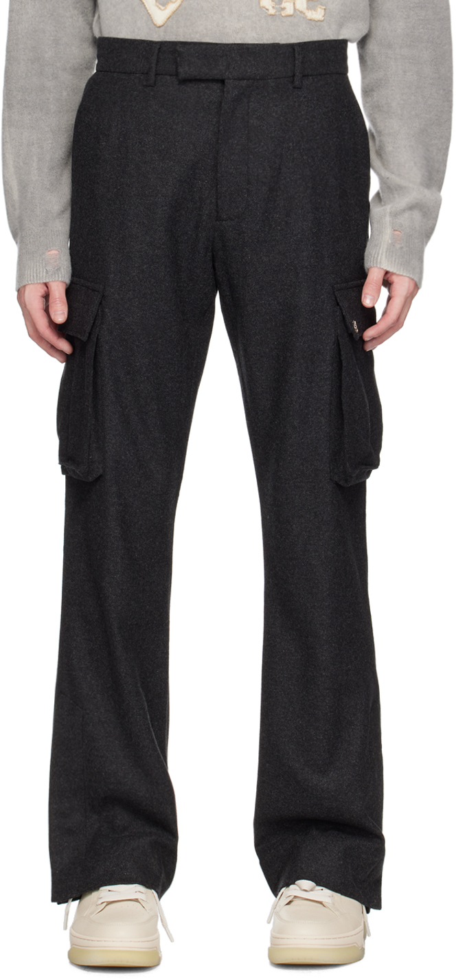 Gray Flared Cargo Pants by AMIRI on Sale