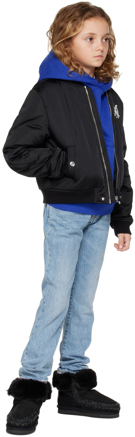 Amiri Kids Blue Stack Jeans In Lt Denim
