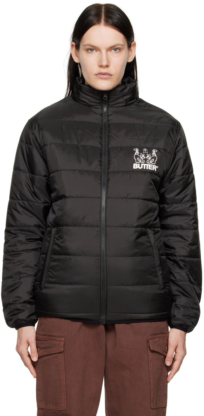 Black Jun Reversible Puffer Jacket