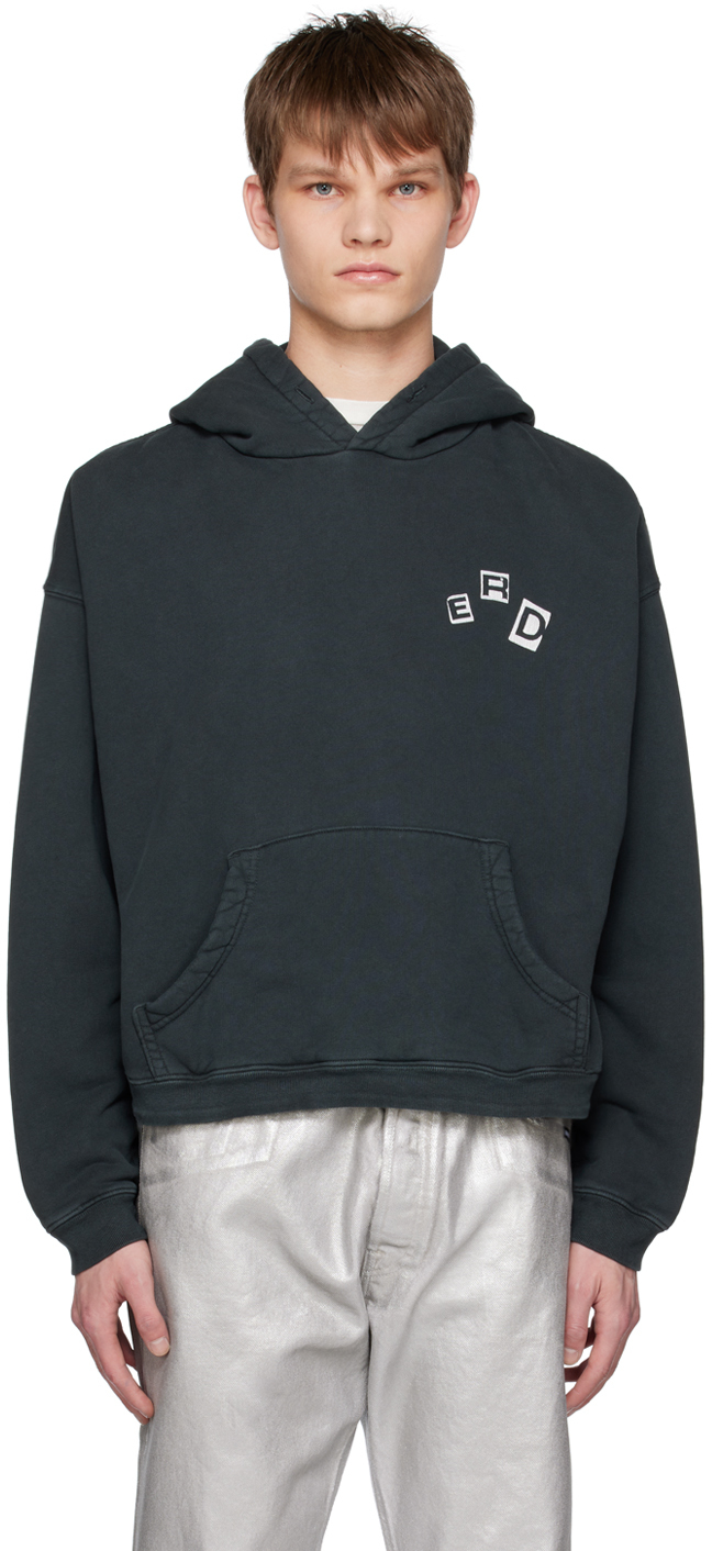 Enfants Riches Déprimés: Black Printed Hoodie | SSENSE Canada