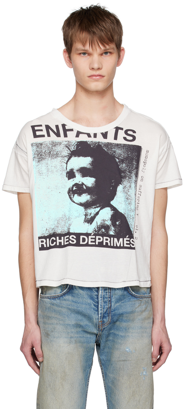 Enfants Riches Déprimés Demolition Derby Printed Cotton-jersey Hoodie - Men - Black Sweats - S