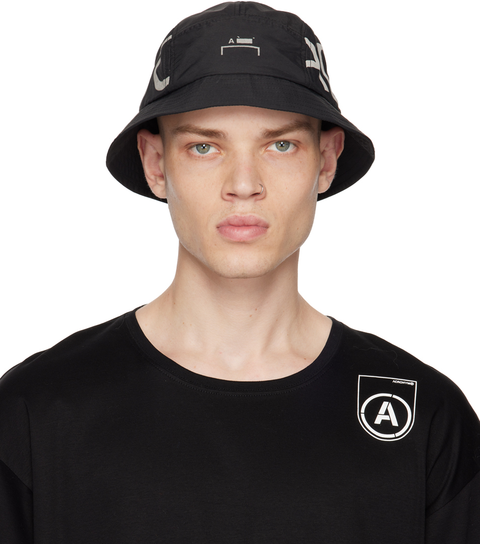 A-COLD-WALL*: Black Cipher Bucket Hat | SSENSE