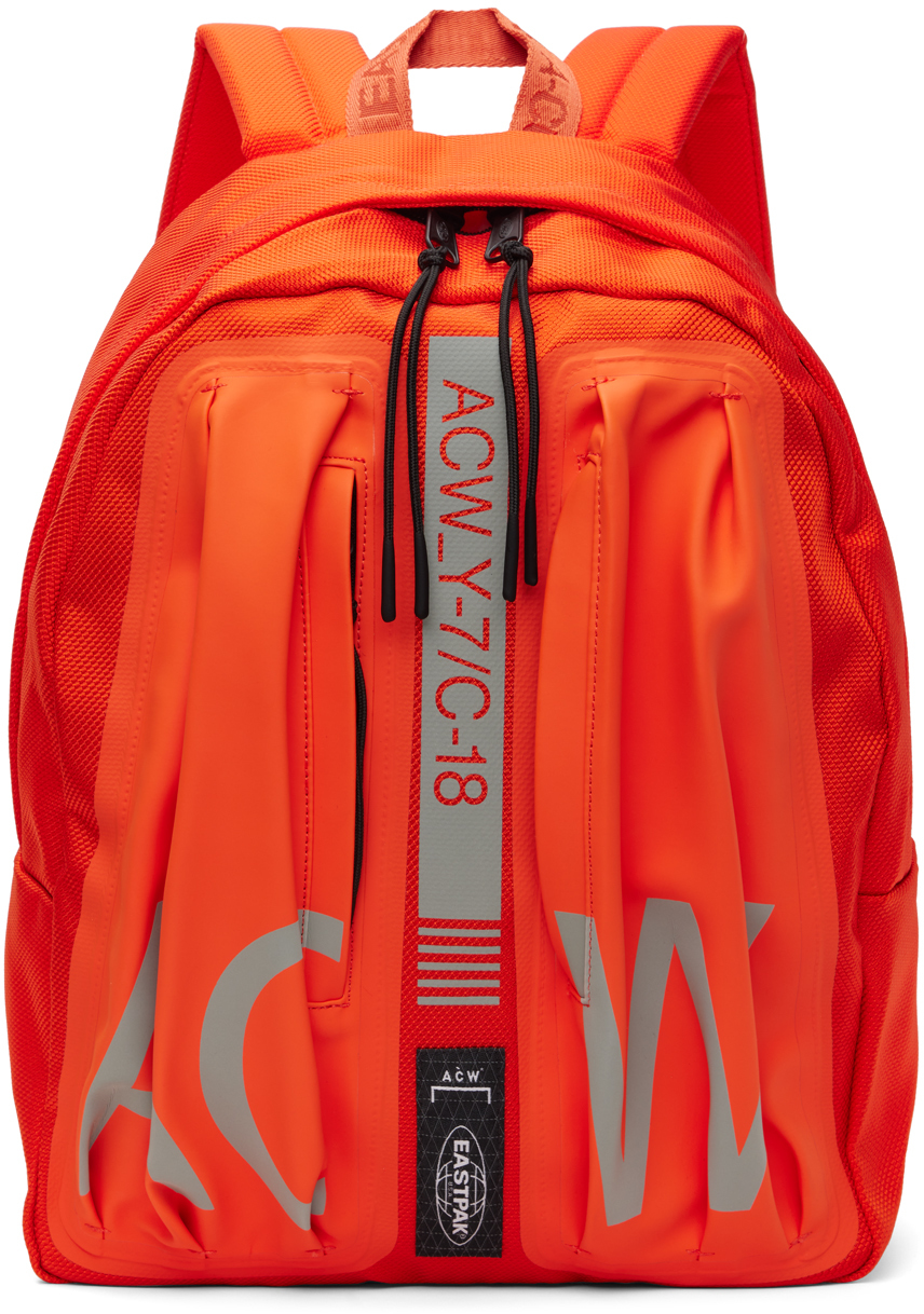 touw Uit achterlijk persoon A-cold-wall* X Eastpak Logo-print Backpack In Rich Orange/light Gr |  ModeSens