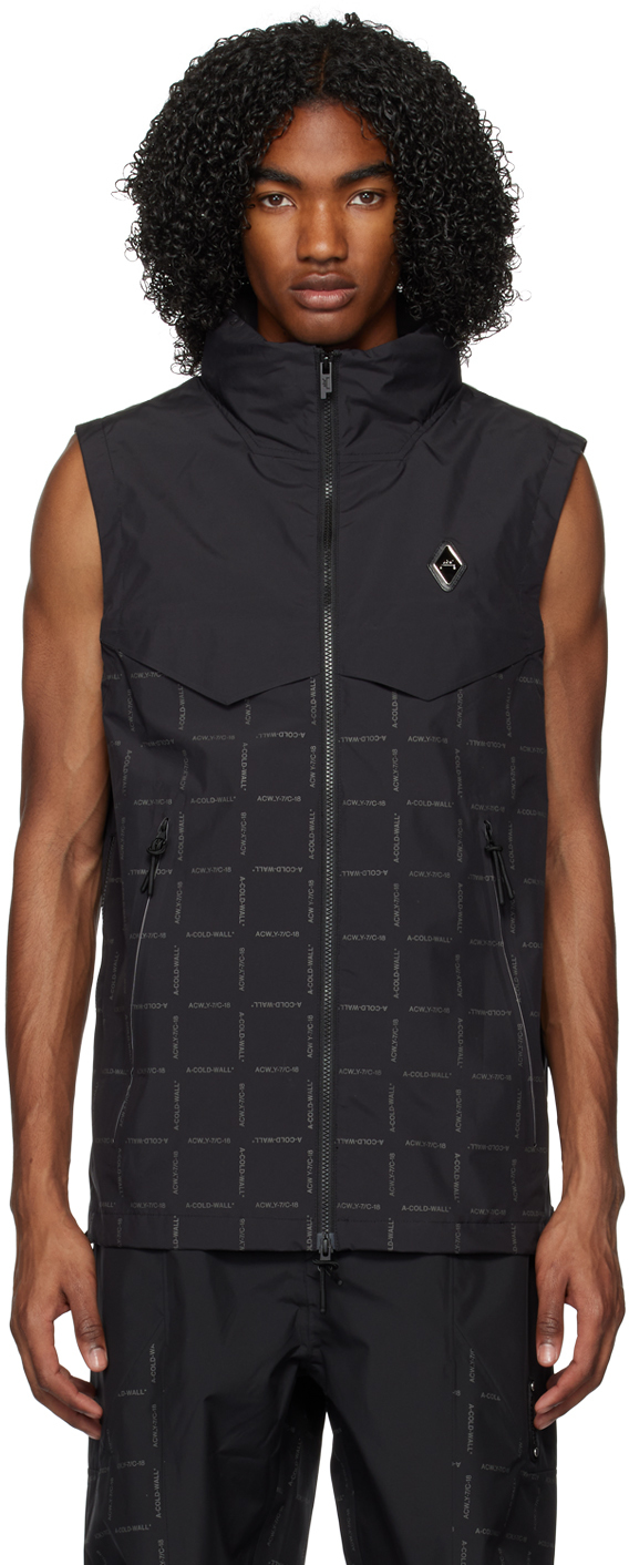 A-COLD-WALL* BLACK GRISDALE STORM waistcoat