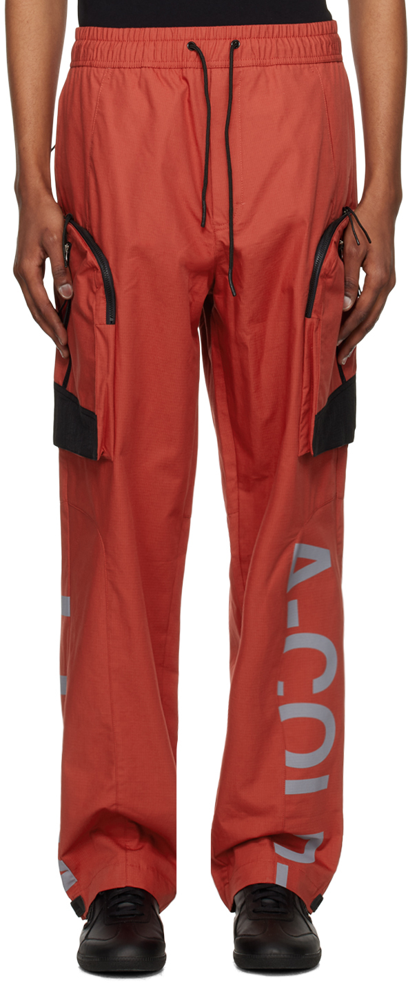 A-cold-wall* Red Overset Tech Cargo Pants