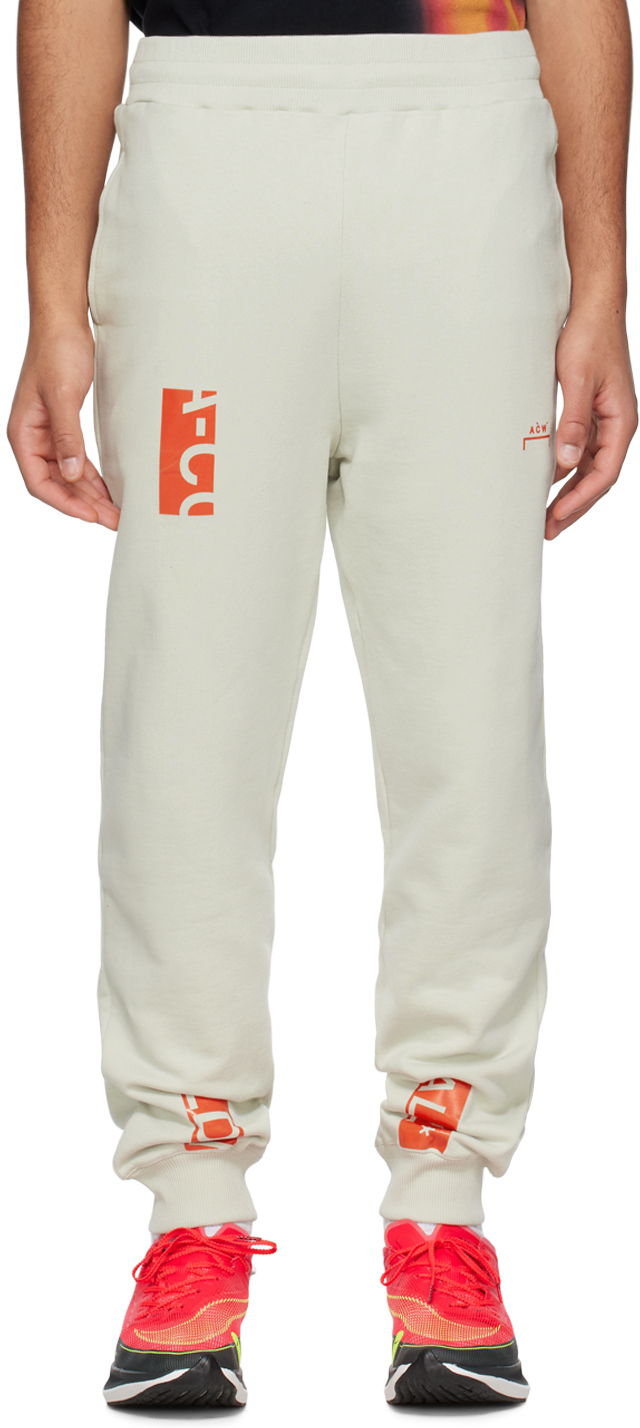 A-cold-wall* Node Track Pants In Bone