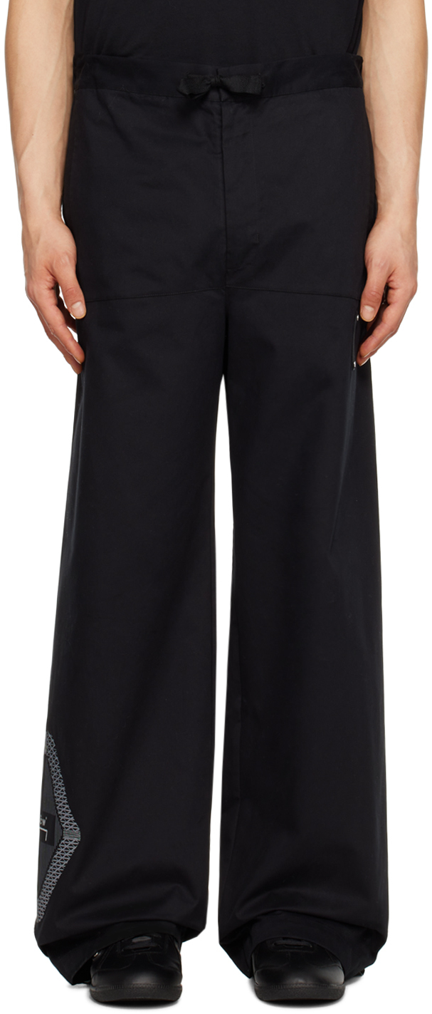 A-cold-wall* Black Vertex Trousers In Black