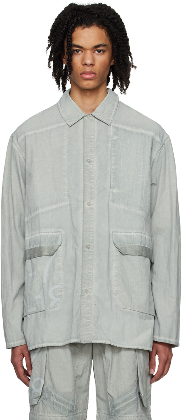 A-COLD-WALL A-COLD-WALL* Gray Garment-Dyed Shirt