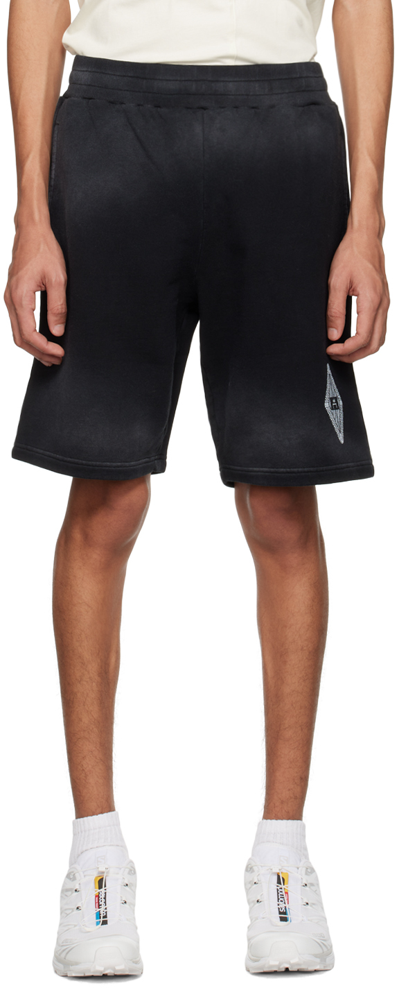 Shop A-cold-wall* Black Gradient Shorts