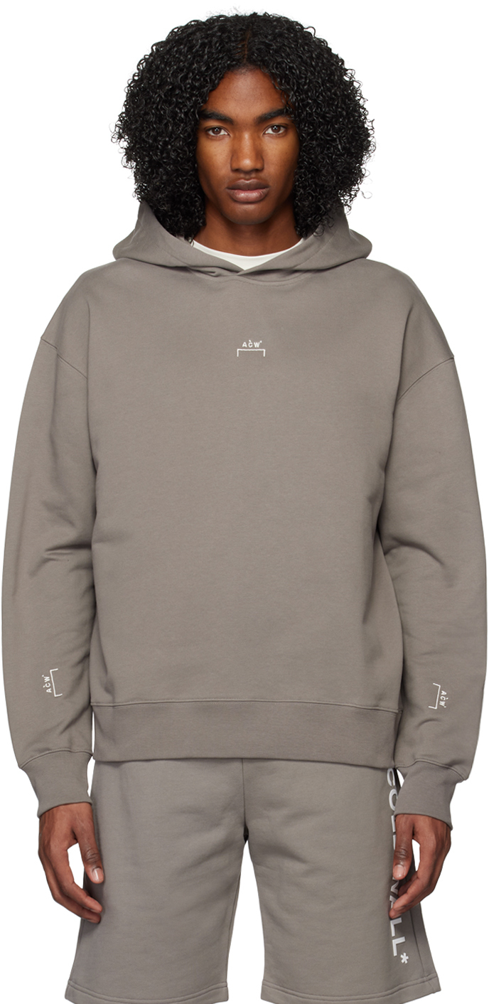 A-COLD-WALL*: Gray Essential Hoodie | SSENSE
