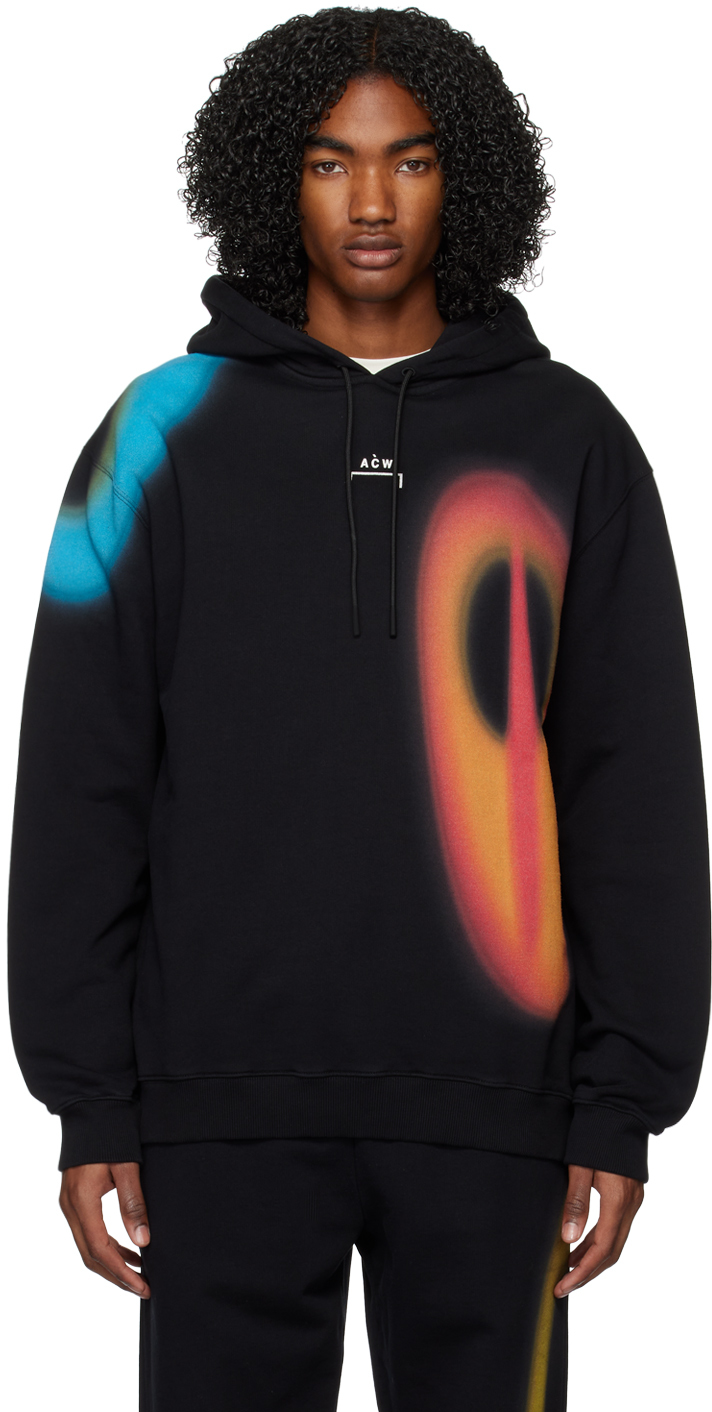 A-COLD-WALL*: Black Hypergraphic Hoodie | SSENSE