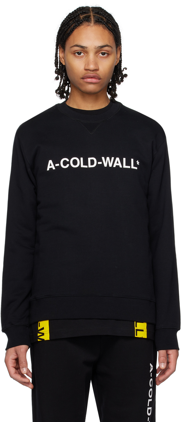 A-cold-wall* Black Bonded Sweatshirt