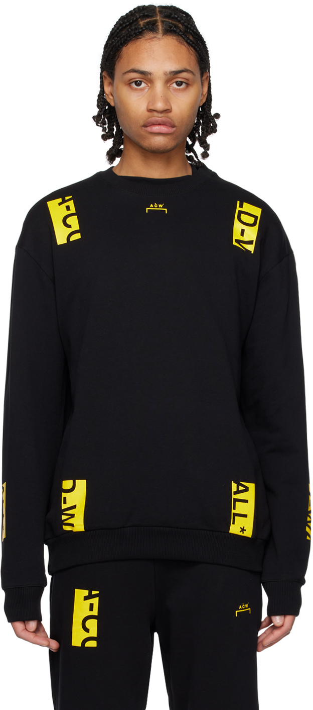 A-cold-wall* Node Logo Sweatshirt In Black