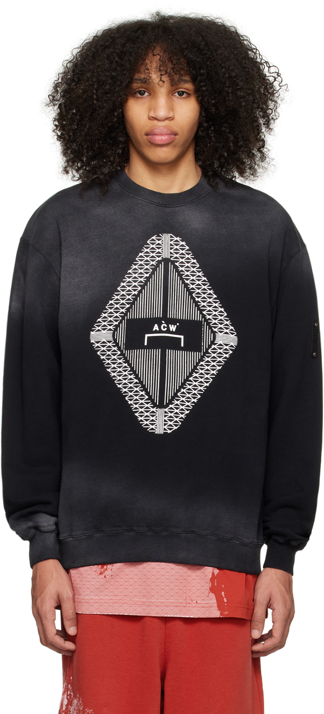 A-cold-wall* Black Gradient Sweatshirt