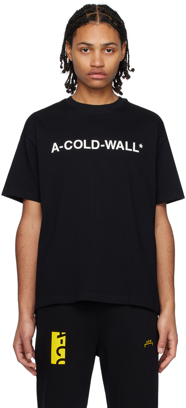 A-COLD-WALL*: ブラック ロゴ Tシャツ | SSENSE 日本