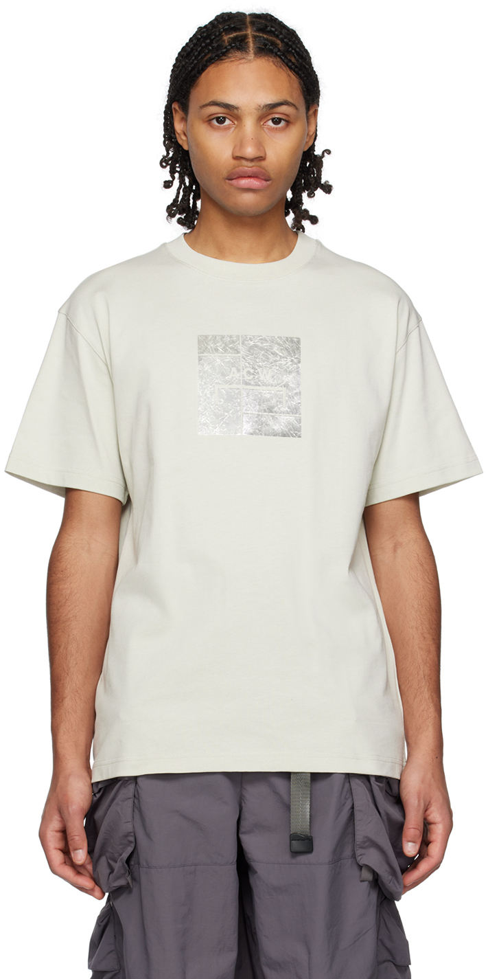 A-COLD-WALL*: Beige Foil T-Shirt | SSENSE