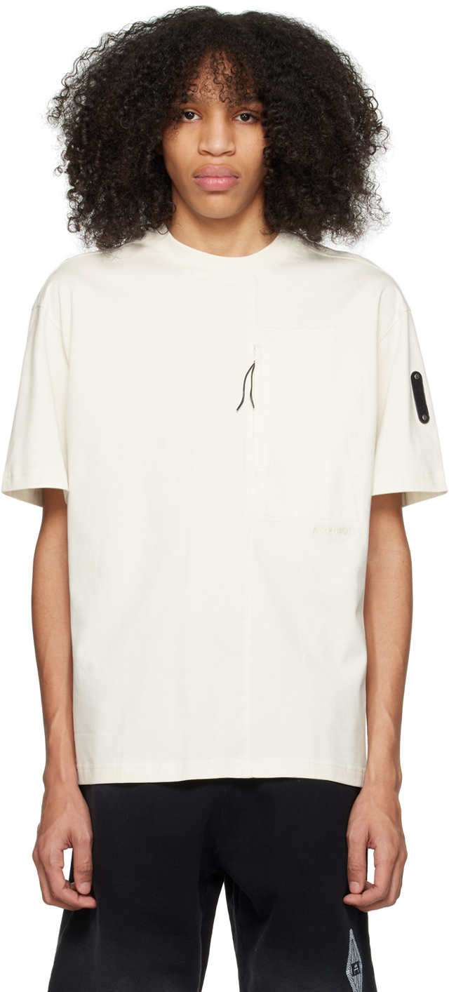 A-COLD-WALL* OFF-WHITE ZIP T-SHIRT