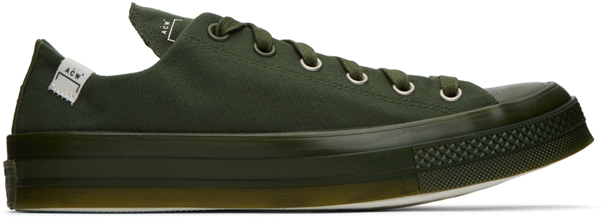 A-COLD-WALL* Green Converse Edition Chuck 70 Sneakers